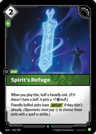 Spirit's Refuge (063/298) [Origins] Foil Riftbound Singles Riot Games