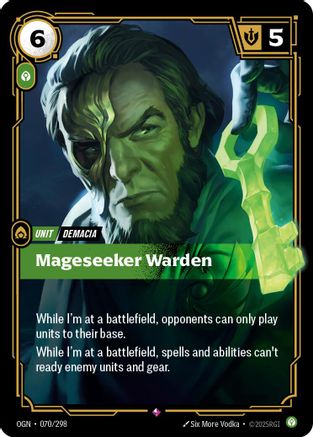 Mageseeker Warden (070/298) [Origins] Foil Riftbound Singles Riot Games