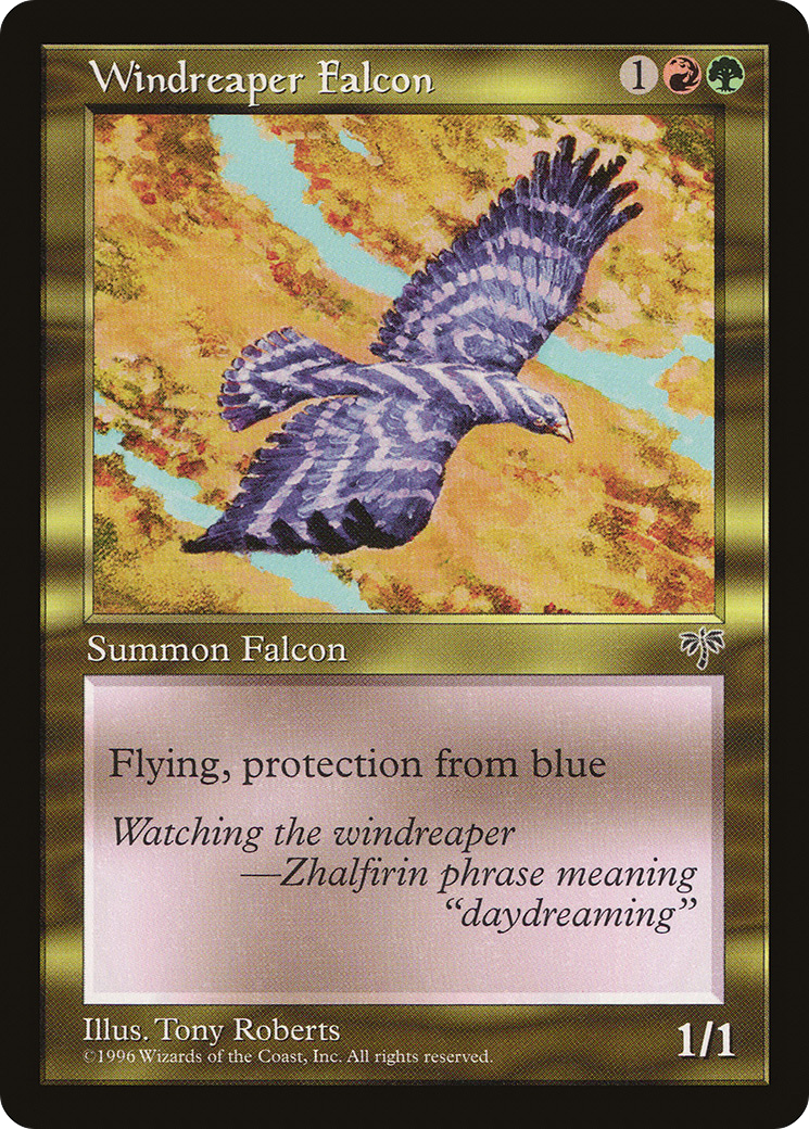 Windreaper Falcon (MIR-289) [Mirage] MTG Single Wizards of the Coast