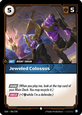 Jeweled Colossus (086/298) [Origins] Riftbound Singles Riot Games