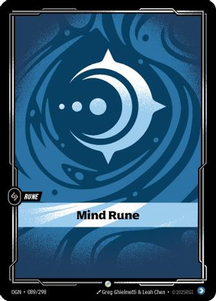 Mind Rune (089/298) [Origins] Foil Riftbound Singles Riot Games