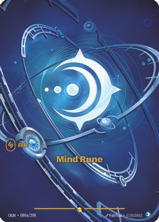 Mind Rune (Alternate Art) (089a/298) [Origins] Foil Riftbound Singles Riot Games