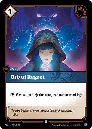 Orb of Regret (090/298) [Origins] Riftbound Singles Riot Games