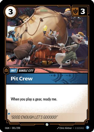 Pit Crew (091/298) [Origins] Foil Riftbound Singles Riot Games