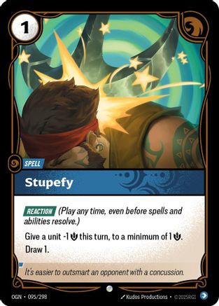 Stupefy (095/298) [Origins] Foil Riftbound Singles Riot Games