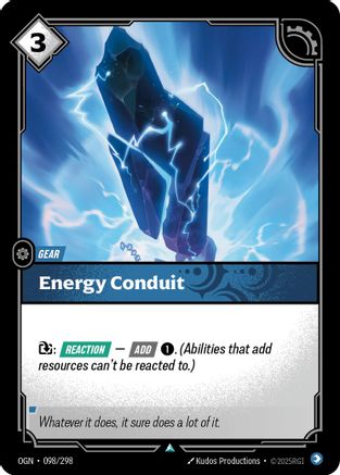 Energy Conduit (098/298) [Origins] Riftbound Singles Riot Games