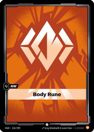 Body Rune (126/298) [Origins] Foil Riftbound Singles Riot Games