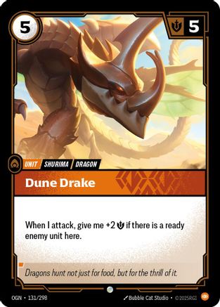 Dune Drake (131/298) [Origins] Foil Riftbound Singles Riot Games