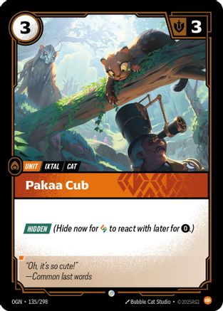 Pakaa Cub (135/298) [Origins] Riftbound Singles Riot Games