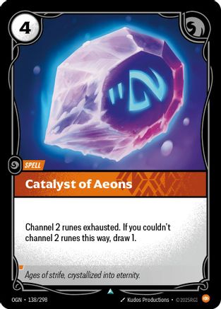 Catalyst of Aeons (138/298) [Origins] Foil Riftbound Singles Riot Games