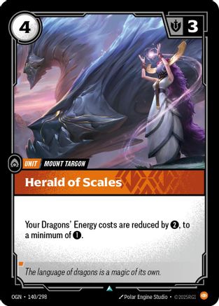 Herald of Scales (140/298) [Origins] Riftbound Singles Riot Games