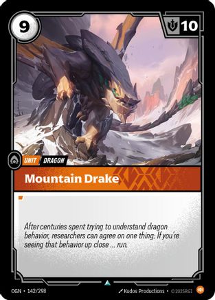 Mountain Drake (142/298) [Origins] Foil Riftbound Singles Riot Games