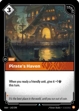 Pirate's Haven (143/298) [Origins] Foil Riftbound Singles Riot Games