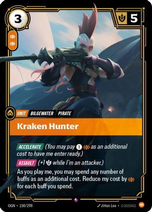 Kraken Hunter (150/298) [Origins] Foil Riftbound Singles Riot Games