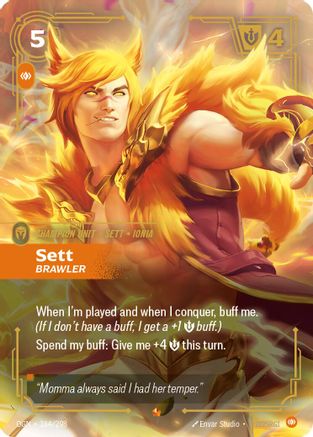 Sett - Brawler (164/298) [Origins] Foil Riftbound Singles Riot Games