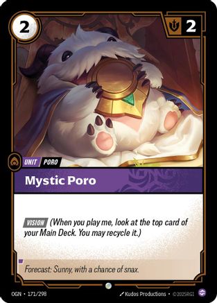 Mystic Poro (171/298) [Origins] Riftbound Singles Riot Games