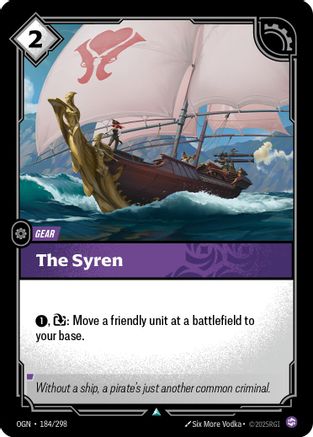 The Syren (184/298) [Origins] Foil Riftbound Singles Riot Games