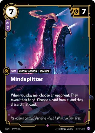 Mindsplitter (192/298) [Origins] Foil Riftbound Singles Riot Games
