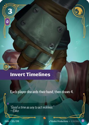 Invert Timeline (201/298) [Origins] Foil Riftbound Singles Riot Games