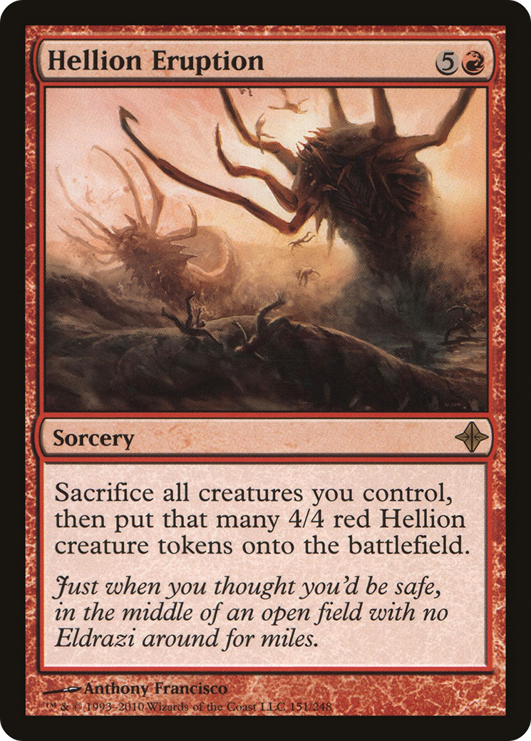 Hellion Eruption (ROE-151) [Rise of the Eldrazi] Foil MTG Single Wizards of the Coast