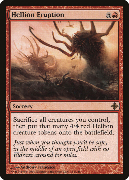 Hellion Eruption (ROE-151) [Rise of the Eldrazi] MTG Single Wizards of the Coast