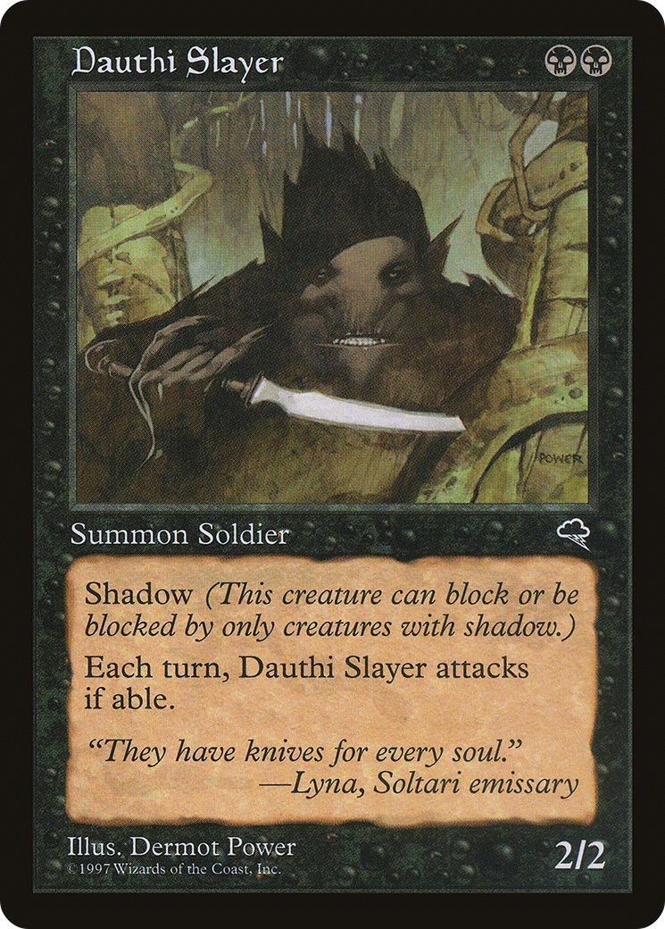 Dauthi Slayer (TMP-126) [Tempest] MTG Single Wizards of the Coast