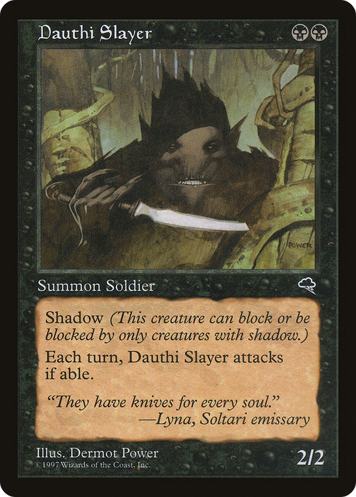 Dauthi Slayer (TMP-126) [Tempest] MTG Single Wizards of the Coast