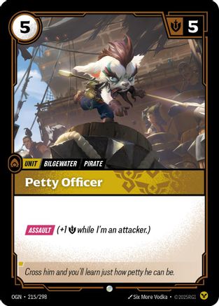 Petty Officer (215/298) [Origins] Riftbound Singles Riot Games