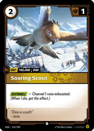 Soaring Scout (216/298) [Origins] Riftbound Singles Riot Games