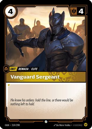 Vanguard Sergeant (219/298) [Origins] Riftbound Singles Riot Games