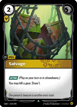 Salvage (224/298) [Origins] Foil Riftbound Singles Riot Games
