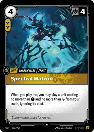 Spectral Matron (226/298) [Origins] Foil Riftbound Singles Riot Games