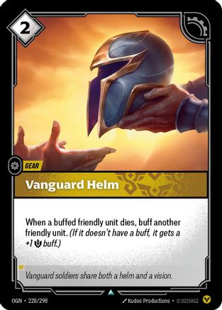 Vanguard Helm (228/298) [Origins] Riftbound Singles Riot Games
