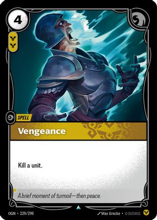 Vengeance (229/298) [Origins] Foil Riftbound Singles Riot Games