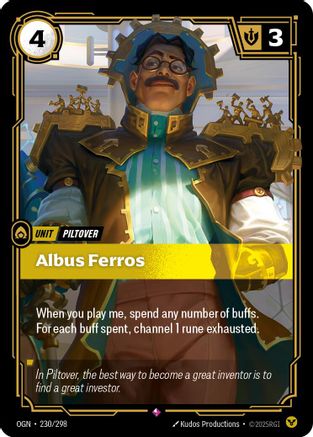 Albus Ferros (230/298) [Origins] Foil Riftbound Singles Riot Games