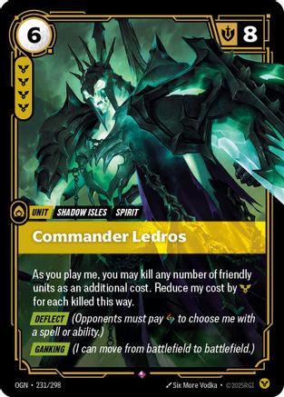 Commander Ledros (231/298) [Origins] Foil Riftbound Singles Riot Games