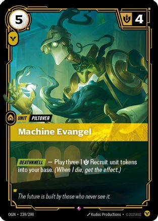 Machine Evangel (239/298) [Origins] Foil Riftbound Singles Riot Games