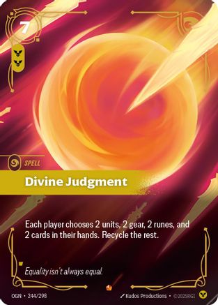 Divine Judgment (244/298) [Origins] Foil Riftbound Singles Riot Games