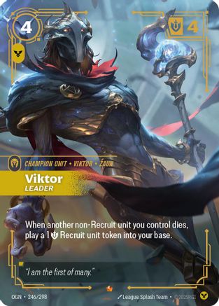 Viktor - Leader (246/298) [Origins] Foil Riftbound Singles Riot Games