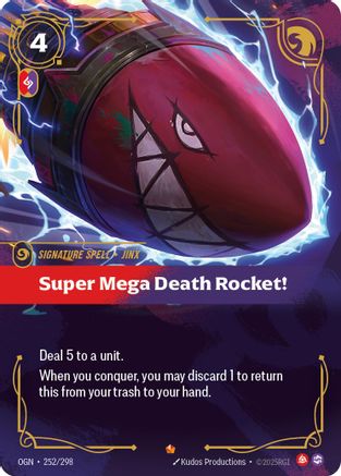 Super Mega Death Rocket! (252/298) [Origins] Foil Riftbound Singles Riot Games