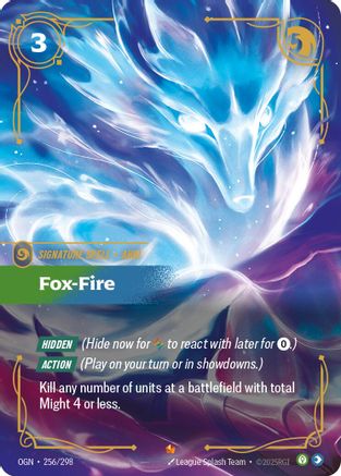 Fox-Fire (256/298) [Origins] Foil Riftbound Singles Riot Games