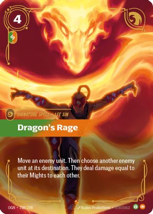 Dragon's Rage (258/298) [Origins] Foil Riftbound Singles Riot Games