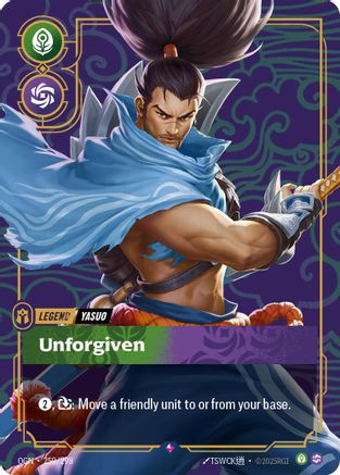 Yasuo - Unforgiven (259/298) [Origins] Foil Riftbound Singles Riot Games