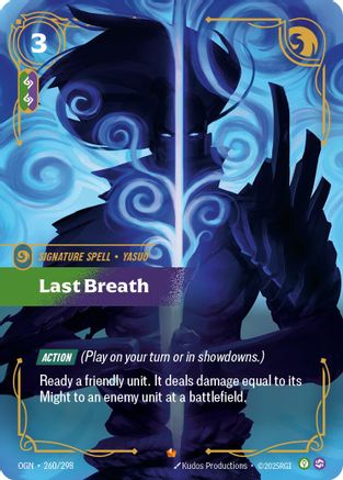 Last Breath (260/298) [Origins] Foil Riftbound Singles Riot Games