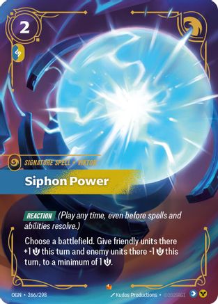 Siphon Power (266/298) [Origins] Foil Riftbound Singles Riot Games