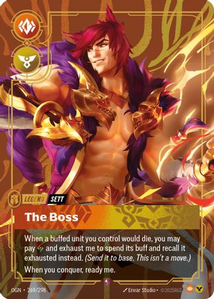 Sett - The Boss (269/298) [Origins] Foil Riftbound Singles Riot Games