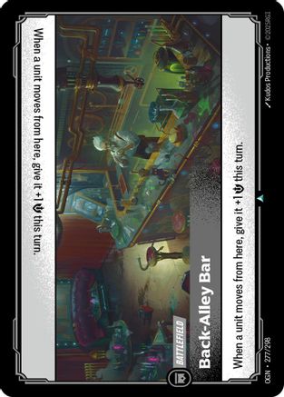 Back-Alley Bar (277/298) [Origins] Riftbound Singles Riot Games