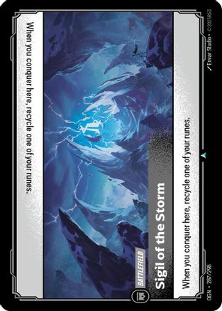 Sigil of the Storm (287/298) [Origins] Foil Riftbound Singles Riot Games