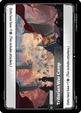 Trifarian War Camp (294/298) [Origins] Foil Riftbound Singles Riot Games
