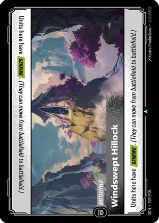 Windswept Hillock (297/298) [Origins] Foil Riftbound Singles Riot Games